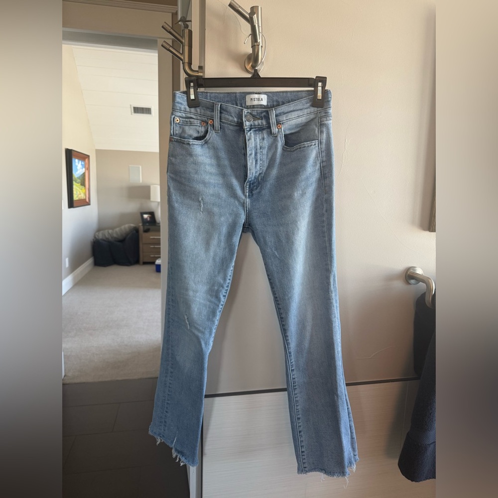 Pistola high rise crop jeans